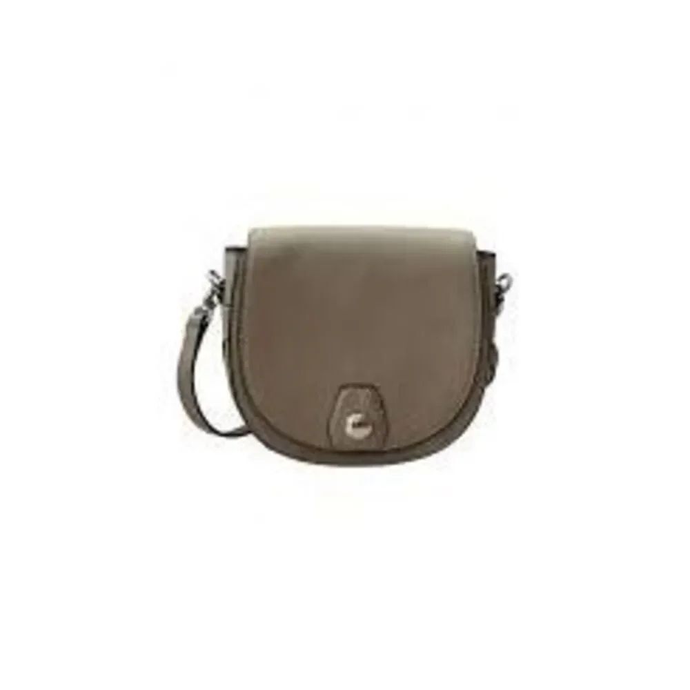 Rag & Bone Mini Flight Saddle Bag Taupe Leather Crossbody Purse Contemporary